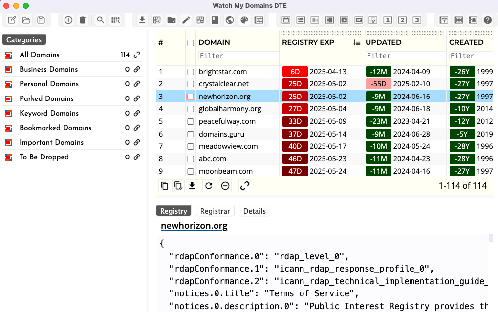 Watch My Domains Mac